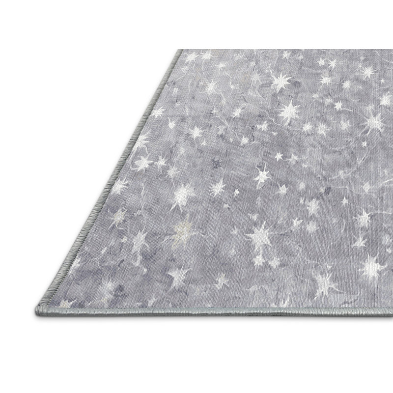 Tapis bleu lavable à la machine, Tapis de couloir 2 pi x 4 pi