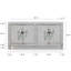 Areebe 70.9'' W Solid Wood Sideboard