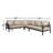 Townsend Outdoor 6 Person Sectional Seating Group With Sunbrella® Cushions-102880555-102880559
