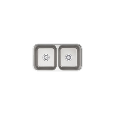 Évier de cuisine à double cuve encastrable L 32 po x l 18 po McAllister