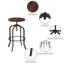 Tabouret de bar pivotant Washington-1743978076