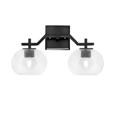 Bar pour salle de bain Headland illustré avec verre à bulles transparent de 7 po