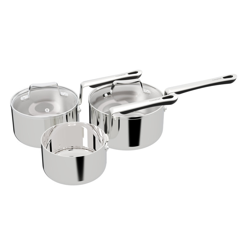 Commichef  3-Piece Cookware Set, Silver