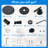 Replacement For Moen Shower Faucet Trim Kit, 12" Rainfall Showerhead, Shower Handle& Tub Spout-116726810