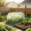 Mini serre portative Outsunny 120 x 60 x 60 cm avec bâche en PE et fenêtres à glissière enroulables pour une utilisation intérieure et extérieure au jardin