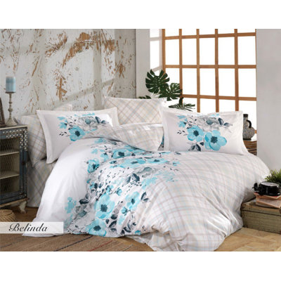 Ensemble de housse de couette 100% coton 4 pièces Muskingum