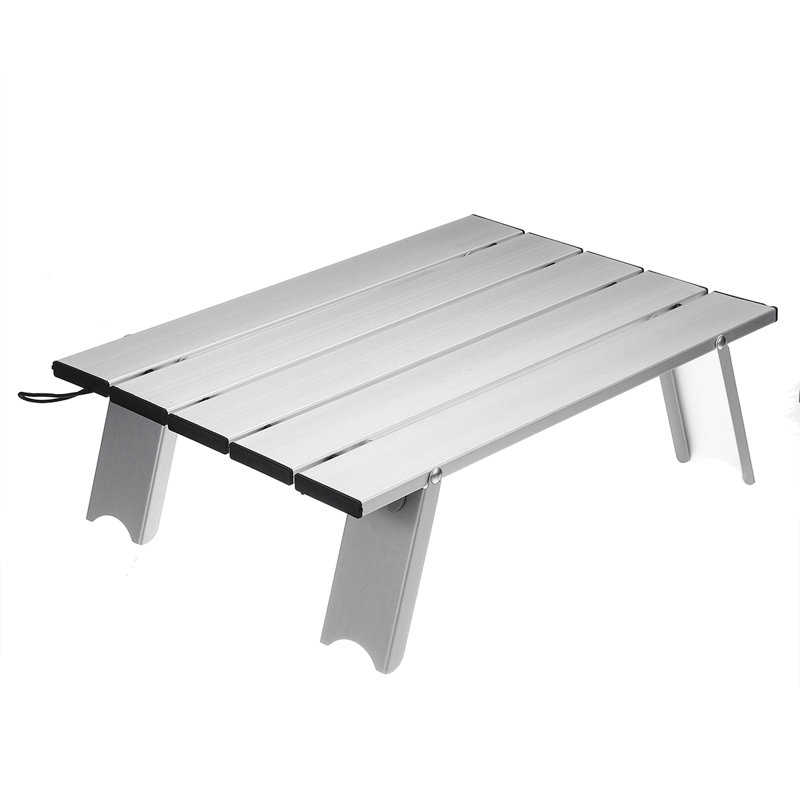 Tutbury Rectangular Metal Folding Outdoor Camping Table , 40.5cm cm W 28.5cm cm D