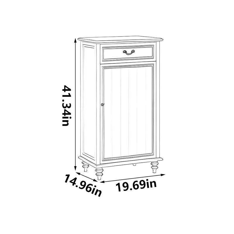 Practical American style storage shoe cabinet