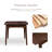 Expandable Counter Height Solid Wood Dining Table