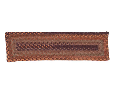 PadangChapelle Geometric Hand Braided Wool Green Rug