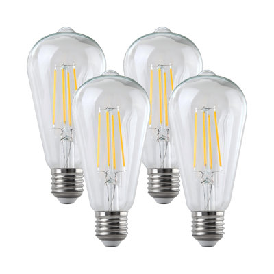 6 W ST58 E26/Medium (Standard) 2700 K LED Smart Bulb