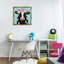 «Cow with Pastel Flowers», art mural sur toile par Elizabeth Tyndall-346420910-346420908