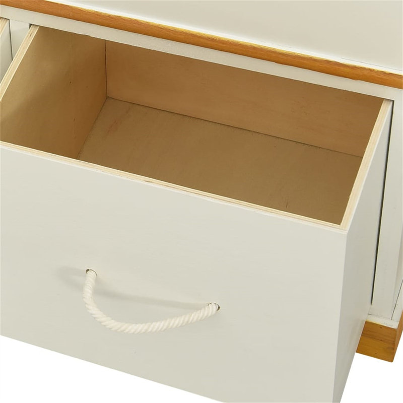 Solid Wood Storage Bench