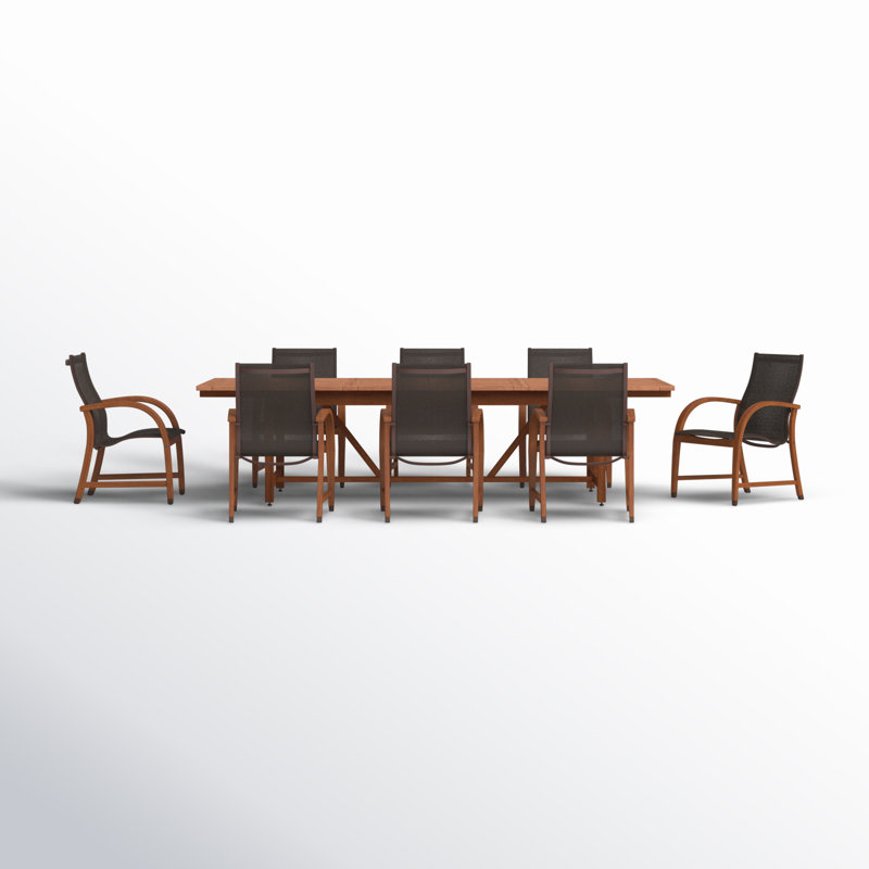 Ensemble repas pour 8 personnes Anautica, Brun