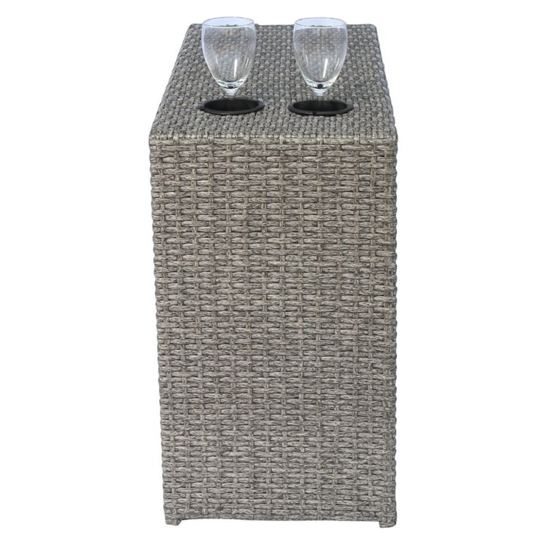 Athelene Wicker Fully Assembled 4 - Person Seating Group with Cushions