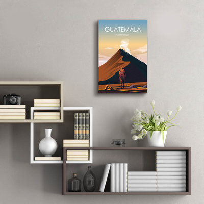  'Guatemala' by Arctic Frame Acrylic Glass Wall Art, 16" x 24"