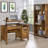 Antique Nutmeg 6-tier Rectangular Bookcase