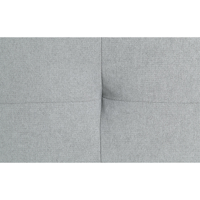 Structure de lit Daizy, canapé-lit avec coussin, lit tapissier