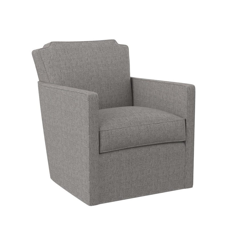 Chaise pivotante Elise, Viscose ciel Kinsley