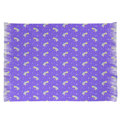 Tapis de zone mauve à étoiles filantes Mcguigan