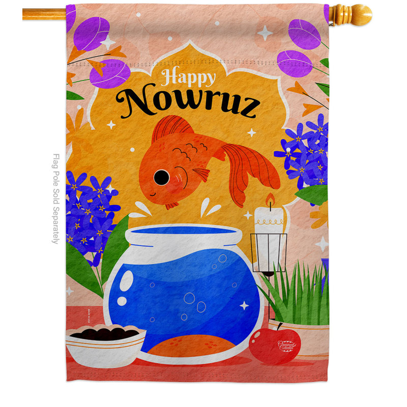 Drapeau en polyester à 2 côtés, H 40 po x l 28 po