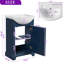 Single Bathroom Vanity with Ceramic Top-1357323878