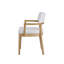 Ensemble de 2 chaises d'appoint Kasem Gorge Gabric & Oak