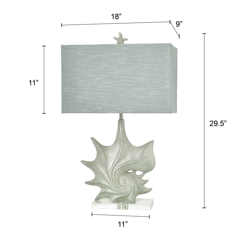 Bellagrace Coastal Seashell Table Lamp
