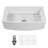 33'' L Single Bowl Ceramic Kitchen Sink