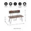 Banc de jardin en fer intérieur/extérieur