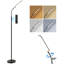 Dimmable LED Floor Lamp with Adjustable Gooseneck, Standing Reading Light with Remote Control-1520094134