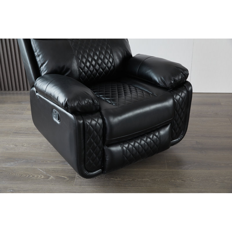 Billington 39.8" Wide Recliner Chair, Black