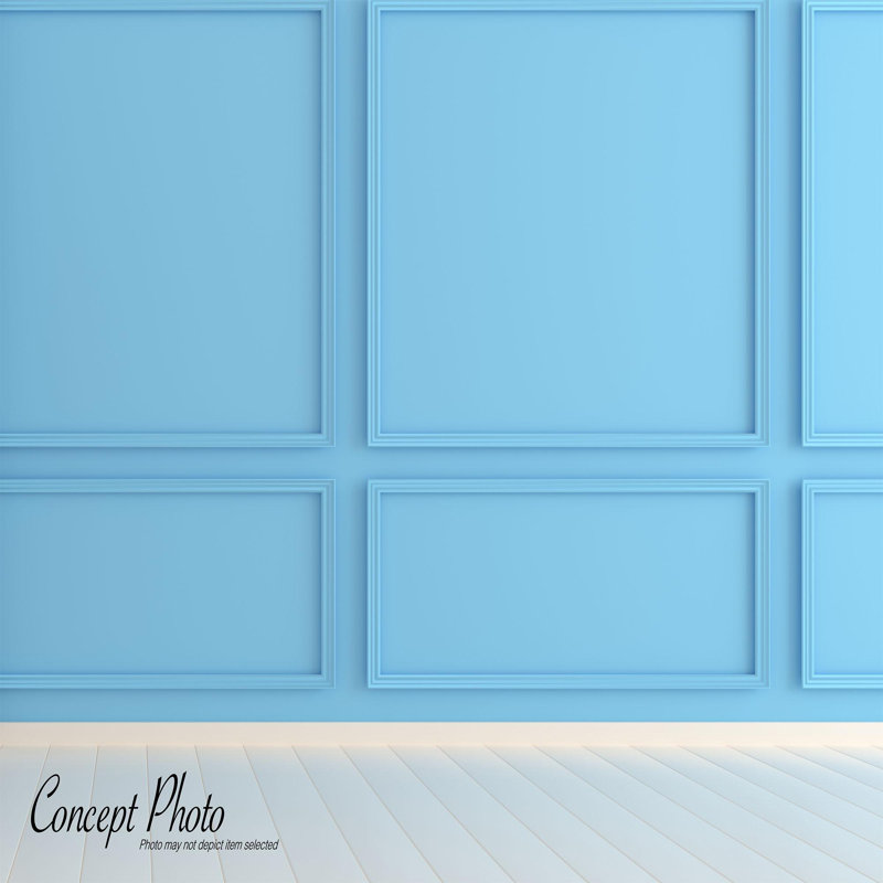 Outwater White Pre-Mitered Wall Box Panel Frame Kit With Adhesive, 1-5/8" Wide X 5/8" Projection, 18" H x 1.63" W x 0.63" D