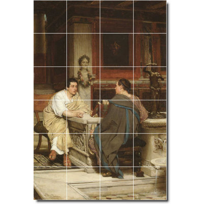 Carreau de céramique décorative 17 po x 25,5 po 4,25 po x 4,25 po
