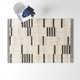 Uptown Striped Handmade Tufted Wool Cream/Black Area Rug