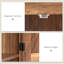 Armoire de cuisine, armoire avec tablettes réglables