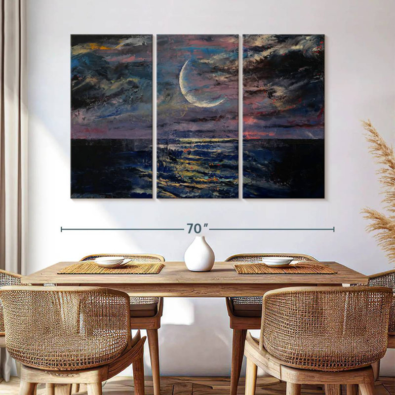 Oberle Moon, 42" H x 65" W