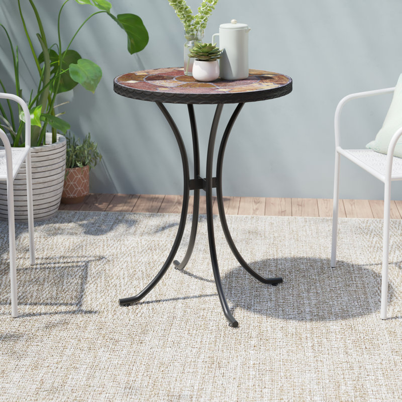 ONDARA Garden Stone Mosaic Bistro Table