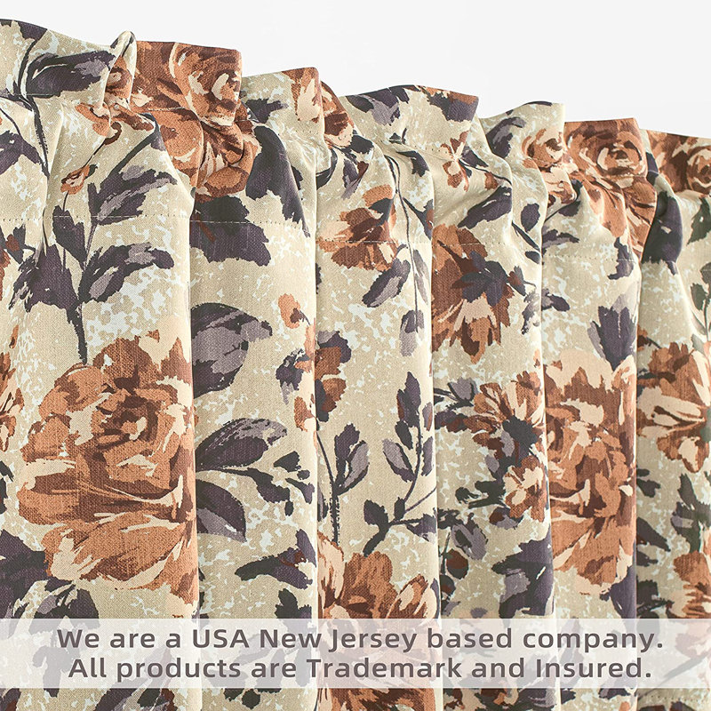 Cantonnière 52 po BriarValance Ikat Tailored