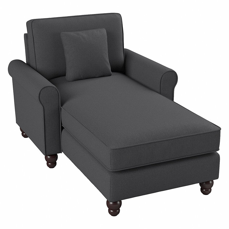 Chaise longue Adetutu, Gris anthracite