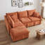 Canapé-lit modulaire convertible 82,67 po Chenille