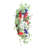 Red white and Blue Hydrangea and Eucalyptus Patriotic Artificial Wreath