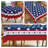 1pc Independence Day Dagostino - American Flag Star Design Patriotic Red White Blue Decor, Polyester Round/Rectangular Table Cover For 4th Of July Parties, BBQ, Picnic, Indoor & Outdoor Home Independence Day Decorations, Edge Embossing Table Cover-120108288