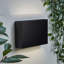 Matte Black Integrated LED Outdoor Sconce-135759187-135759180