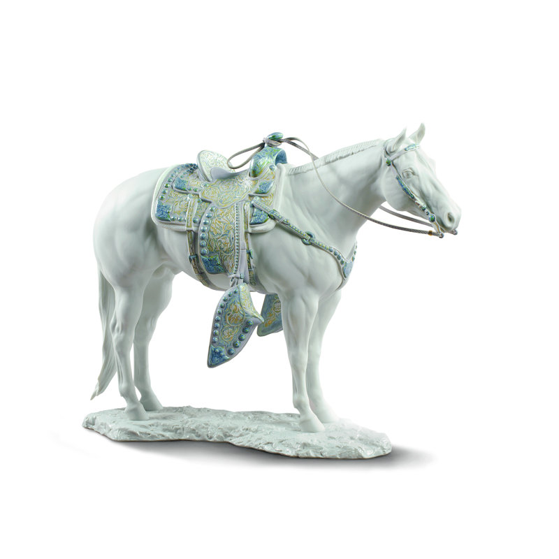 Figurine cheval de quart