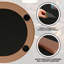 Table de poker ovale, pieds pliables avec porte-gobelets en acier inoxydable pour le Texas Holdem Blackjack