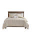 Ensemble d'édredon en fil de coton 3 pièces pour lit double / grand