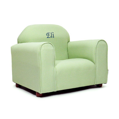 Fauteuil club personnalisé Keet, Gingham