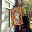 Chat en feuilles d'automne-112700531