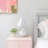 Srivatsa 16‘’ White Ceramic Kids Table Lamp with Wavy Shade
